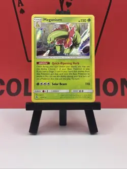 Meganium 8/214 Sm Lost Thunder Holo Pokemon Card NM - Image 2