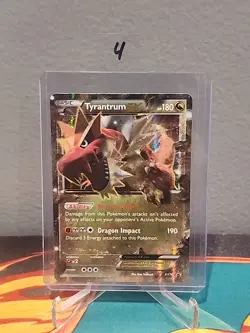 Tyrantrum EX XY70 Black Star Promo Pokemon Card MP See Description - Image 5