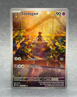 Pokemon - 214/193 Sandygast SV02 Paldea Evolved Illustration Rare Holo NM TCG - Image 1