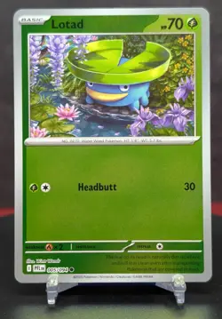 Pokemon Lotad #005/094 English PFL Phantasmal Flames Reverse Holo - Image 1