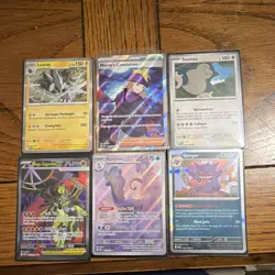 Pokemon TCG Card Lot - Luxray, Morty's Conviction, Snorlax, Mega Zygarde GX - Image 1