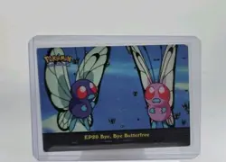 EP20 Bye, Bye Butterfree Pokemon Topps Series 2 Card LP front/MP back - Image 1