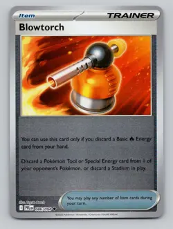 Reverse Holo Blowtorch 086/094 Uncommon Phantasmal Flames Pokemon - Image 1
