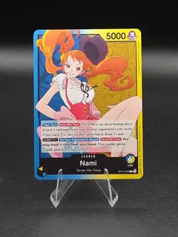 Nami OP11-041 Leader Common A Fist of Divine Speed ONE PIECE Card English - Image 1