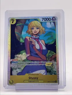STUSSY 2025 ONE PIECE CARRYING ON HIS WILL SUPER RARE #OP13-110 Q6011 - Image 1