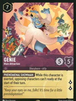 Disney Lorcana - Shimmering Skies #49/204 Genie - Image 1