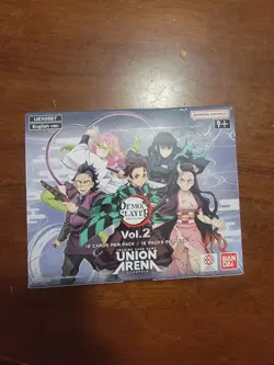 Demon Slayer Kimetsu no Yaiba Vol.2 UNION ARENA ENGLISH 16 Booster Packs 2025 - Image 1