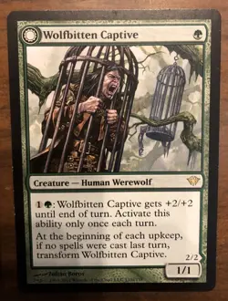 Wolfbitten Captive, Dark Ascension 133a/158, Magic: The Gathering (MTG) Card - Image 1