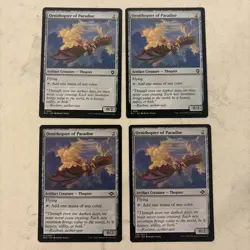Magic the Gathering MTG Ornithopter Of Paradise Play Set Of 4 Cards - Image 1