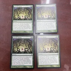 Magic the Gathering MTG Growth Spasm Play Set Of 4 Cards - Image 1