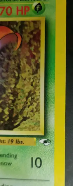 1st Edition Pokemon Gym Heroes Set "Erika's Gloom" Card 46/132 (English) - Image 3