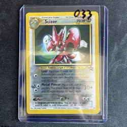 Scizor 33 Black Star Promo WOTC Pokemon Card - Image 3
