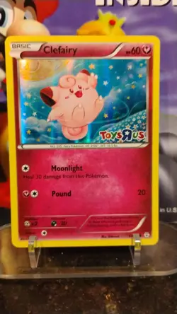 CLEFAIRY Generations XY Series POKEMON Holo Toys R Us Stamp Trading Card 50/83 - Image 1
