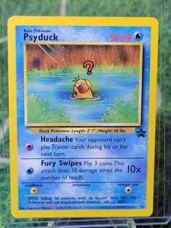 Pokemon TCG Psyduck Black Star Promo Card 20 WOTC - Image 1