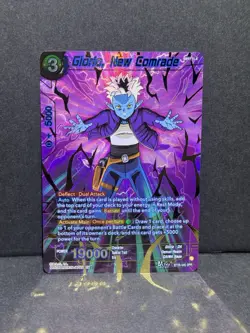 Dragon Ball Card Game Glorio New Comrade SR Super Rare - Image 1