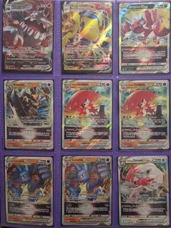 Pokemon Full Art Holo Foil Card Lot - VSTAR Universe, Sword & Shield, Lucario - Image 1