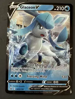 SWSH: Sword & Shield Promo Cards #SWSH196 Glaceon V - Image 1