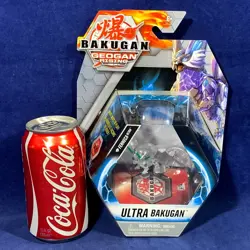 New FENNECA ULTRA Bakugan GEOGAN RISING Figure GATE CARD Diamond CLEAR - Image 2