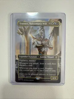 Temmet, Naktamun's Will Borderless (NM Non-Foil) DRC-0004 Mythic MTG - Image 3