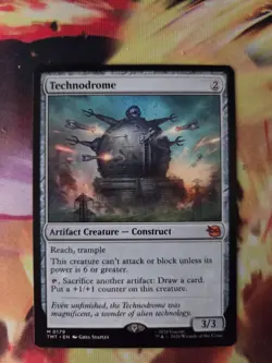 Wizards Technodrome TMT Mythic Artifact Creature 0179 3/3 Greg Staples - Image 1