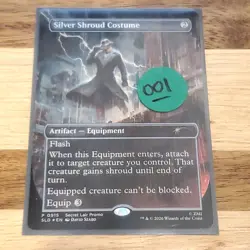 1x Silver Shroud Costume, Foil - Fallout Secret Lair 0915, Magic MTG LP 001 - Image 4
