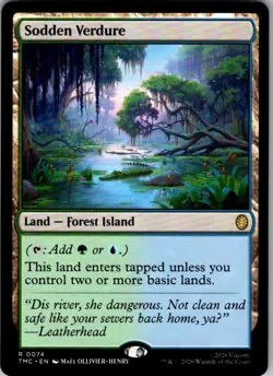 Sodden Verdure R Commander: Teenage Mutant Ninja Turtles 74 NM - Image 1