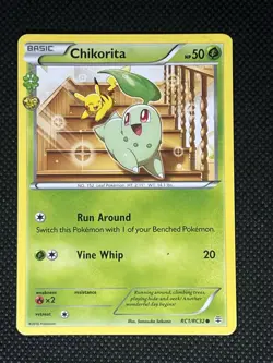 Pokemon Chikorita RC1/RC32 Generations Radiant Collection Common Basic 50 HP Vi… - Image 1