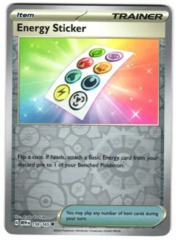 Energy Sticker 159/165 Reverse Holo SV: Scarlet & Violet 151 Pokemon TCG - Image 1