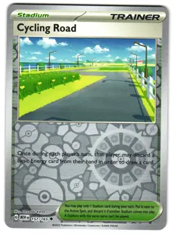 Cycling Road 157/165 Reverse Holo SV: Scarlet & Violet 151 Pokemon TCG - Image 1