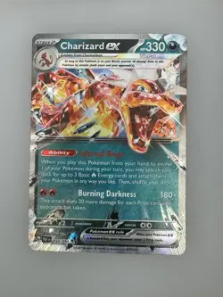 2023 Pokemon Obsidian Flames Charizard ex 125/197 NM - Image 1