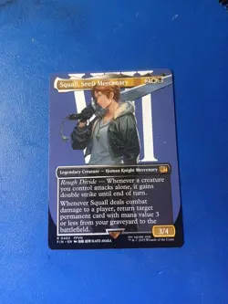 Squall, Seed Mercenary (Borderless) -402- Magic the Gathering Final Fantasy Card - Image 1
