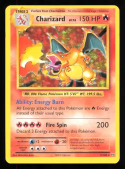 Charizard XY - Evolutions 11/108 - Holo Rare Pokemon TCG NM - Image 1