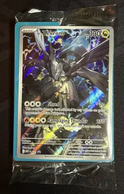 Pokemon TCG - N's Zekrom MEP 031 Ascended Heroes ETB Black Star Promo Sealed NM - Image 1