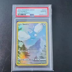 Pokemon TCG Crown Zenith: Swablu GG27/GG70 PSA 10 - Image 1