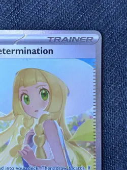 Lillie's Determination NM LP Mega Evolution SIR 184 Trainer Supporter Pokemon - Image 4