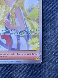Lillie's Determination NM LP Mega Evolution SIR 184 Trainer Supporter Pokemon - Image 5
