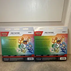 Pokemon TCG First Partner Illustration Collection Series 1 Promo Packs Lot of 2 - Image 2