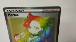 Pokemon TCG Marnie 208/202 Sword & Shield Secret Rare Rainbow Full Art Trainer - Image 5