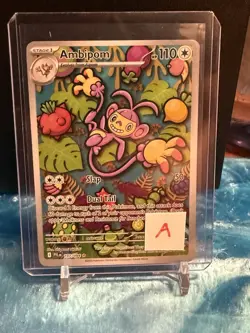Ambipom - 107/094 ME02: Phantasmal Flames Pokemon TCG Illustration Rare NM A - Image 1