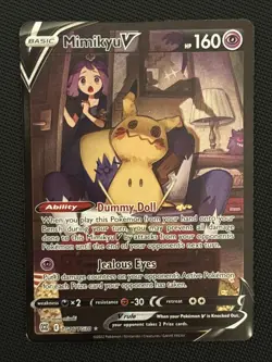 Pokemon TCG Mimikyu V TG16/TG30 Brilliant Stars Trainer Gallery Full Art - Image 1