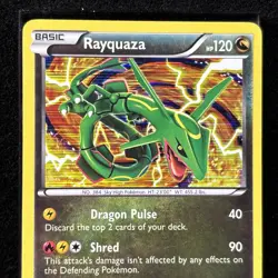 Rayquaza 11/20 Holographic Holo Rare Dragon Vault 2012 Pokemon Card - Image 3