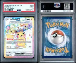 2024 Pokemon SV Surging Sparks SSP EN Pikachu Ex #219/191 PSA 9 - Image 3
