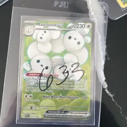 Maushold ex 233/182 Paradox Rift Illustration Rare Pokemon NM - Image 1