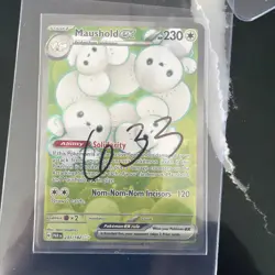 Maushold ex 233/182 Paradox Rift Illustration Rare Pokemon NM - Image 2