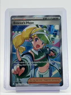 EMCEE'S HYPE 2025 POKEMON DESTINED RIVALS ULTRA RARE 220/182 Q6011 - Image 1