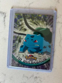 Topps Pokemon Bulbasaur #01 2000 TV Animation Edition Non Holo - Image 1