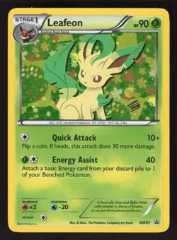 Pokemon TCG Black and White Promos Holo Leafeon #BW87 - Image 1