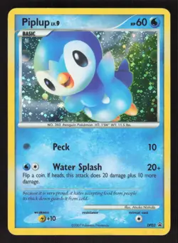 Pokemon TCG Diamond and Pearl Promos Holo Piplup #DP03 - Image 1