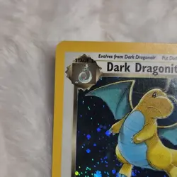 Pokemon Dark Dragonite 5/82 Team Rocket Holo Rare 70 HP 2000 English - Image 3
