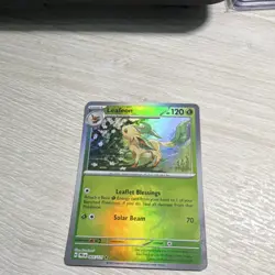 Pokemon Leafeon 120HP Rare Master Ball 005/131 Prismatic Evolutions Holo 70 Pow… - Image 1